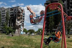niños y niñas ucranianos Los niños de Ucrania se llevan la peor parte de la guerra. Foto: NBCNews.
