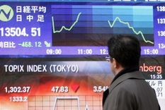 La Bolsa de Tokio registra una marcada caída en medio de la incertidumbre internacional.