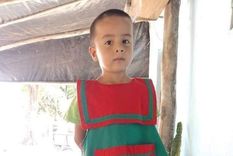 Loan Peña tiene 5 años. Foto: Familia Peña