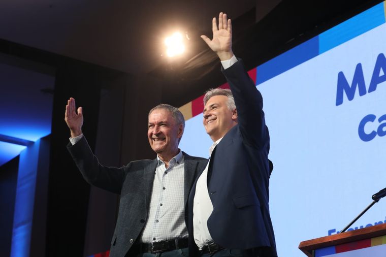 El encuentro Hacemos por Córdoba reunió al gobernador Schiaretti y a su candidato Martín Llaryora Foto: Prensa Hacemos por Córdoba