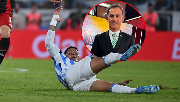 Diego Latorre liquidó a Marcos Rojo por su expulsión en Racing-River.