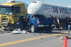 Las tristes imágenes del accidente Foto: Prensa Seguridad de Mendoza Las tristes imágenes del accidente Foto: Prensa Seguridad de Mendoza