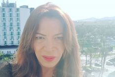 recien levantada, lizy tagliani sorprendio a todos en redes