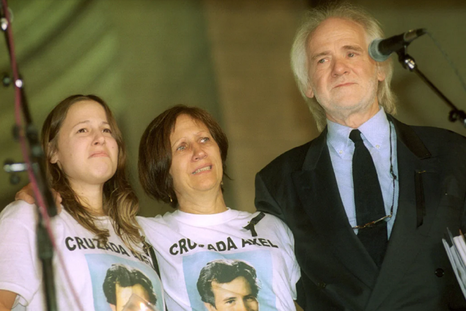 La familia de Axel Blumberg no paró de pedir justicia tras el fallecimiento del joven.