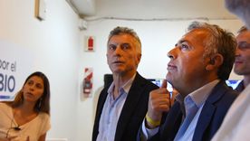 Mauricio Macri junto a Alfredo Cornejo. Foto: Foto NA Mauricio Macri junto a Alfredo Cornejo. Foto: Foto NA