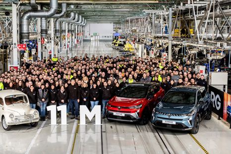 Renault fabricó 11 millones de autos en su planta de Valladolid Renault fabricó 11 millones de autos en su planta de Valladolid