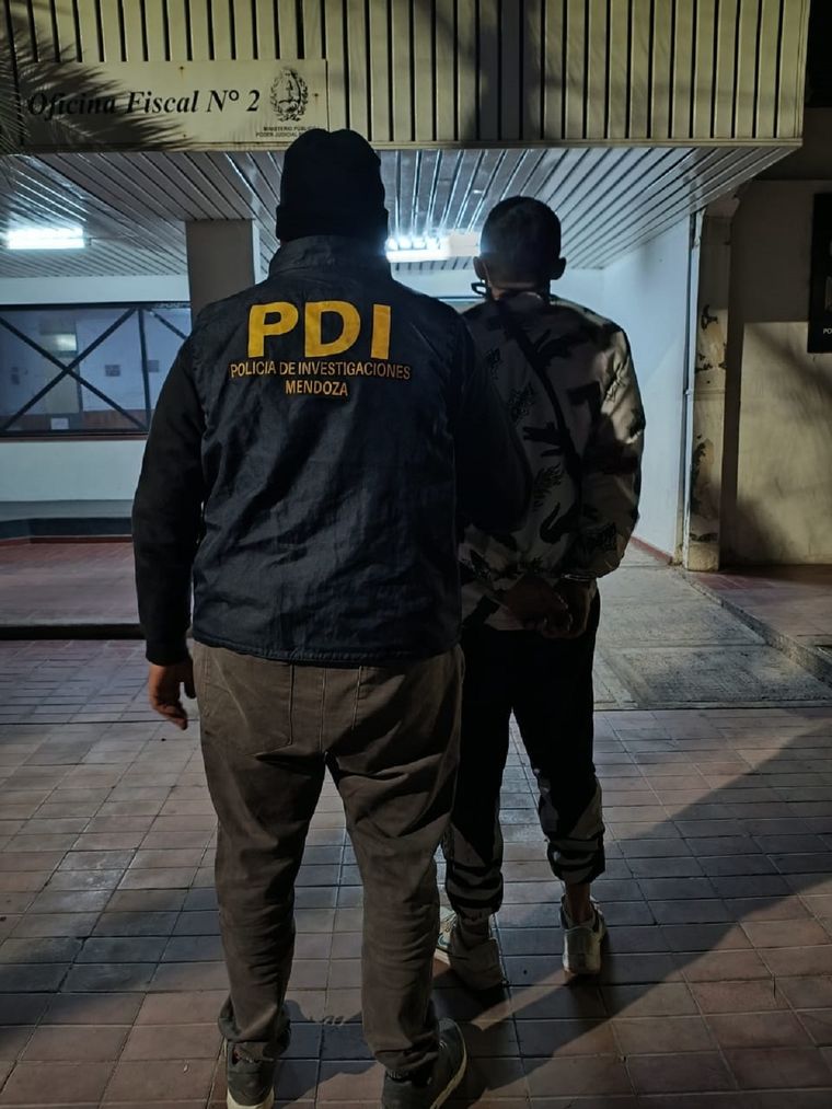El segundo acusado por el crimen del feriante Daniel Chincha fue detenido en Guaymallén Foto: Ministerio de Seguridad de Mendoza