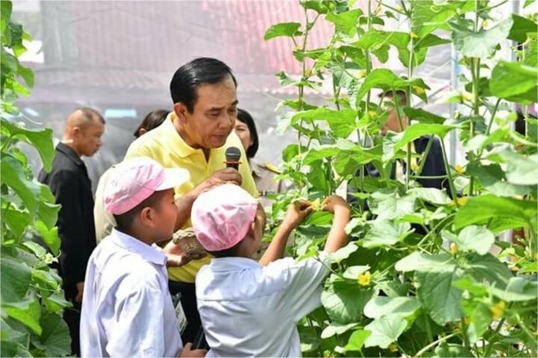 La escuela Bamboo ha llamado la atención de Naciones Unidas y recibió la visita del ex primer ministro de Tailandia Prayut Chan-o-cha. Foto: ESCUELA MECCHAI PATTANA