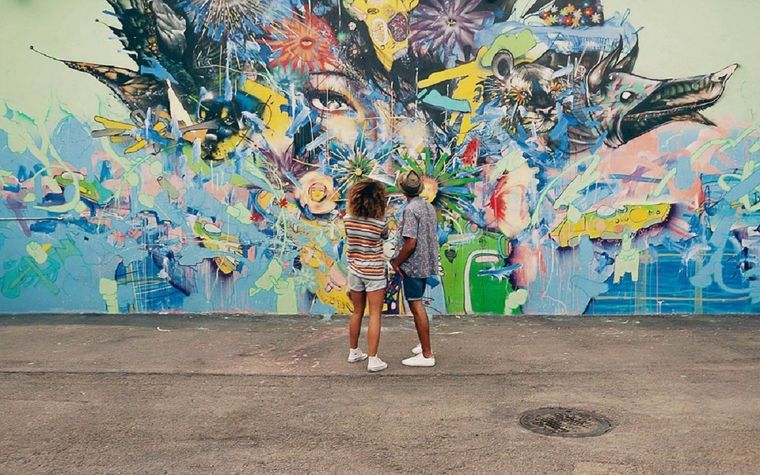 Wynwood Walls es uno de los atractivos más llamativos de Miami Foto: GMCVB