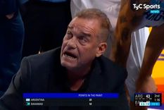 Al Che García se lo notó desorientado en un tiempo muerto durante el triunfo de la selección argentina ante Bahamas. Al Che García se lo notó desorientado en un tiempo muerto durante el triunfo de la selección argentina ante Bahamas.