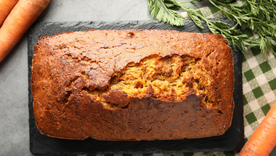 Disfrutá esta receta de budín de zanahoria