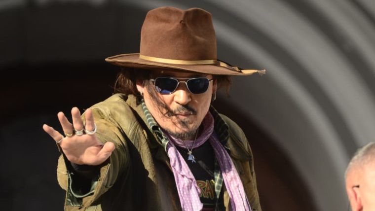 Johnny Depp en La Plata.&nbsp;