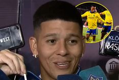 la exultante chicana de marcos rojo a los hinchas de river: los dejamos en...