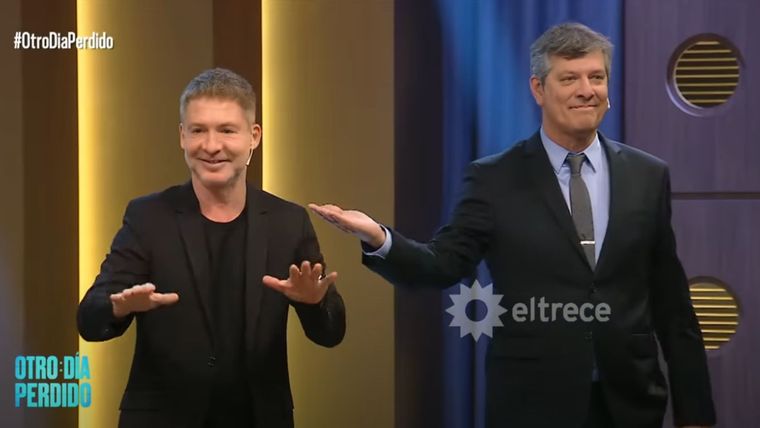 Adrián Suar y Mario Pergolini casi se agarran a trompadas. Adrián Suar y Mario Pergolini casi se agarran a trompadas.