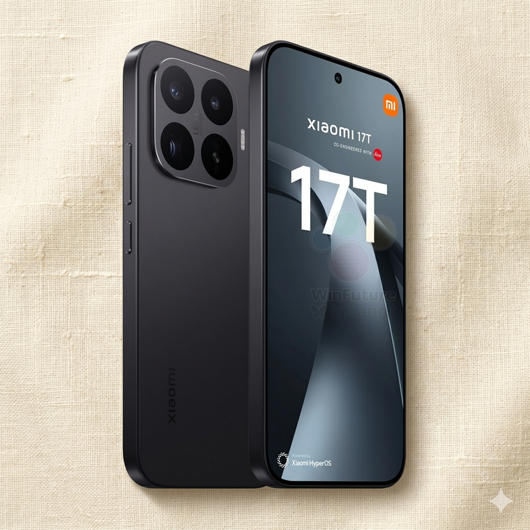 Los renders filtrados del Xiaomi 17T muestran un módulo de cámaras triple con un diseño circular que sigue la línea estética de la marca. Los renders filtrados del Xiaomi 17T muestran un módulo de cámaras triple con un diseño circular que sigue la línea estética de la marca.