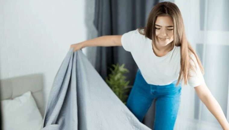 Cómo limpiar a la perfección tus acolchados en el lavarropas (Shutterstock).