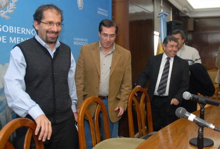 Alejandro Cazabán y Jorge Tanús. Foto: Prensa Gobernación