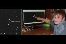 record: con diez anos descubrio una supernova