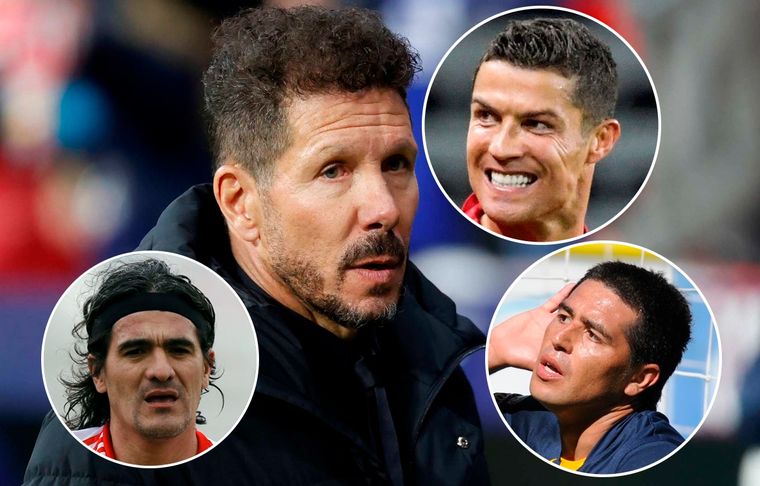 Diego Simeone El Cholo comparó a Cristiano con Riquelme y Ortega.