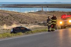 El siniestro tuvo lugar en la conocida “curva de Gypsi”, Foto: Gentileza Opinión Austral
