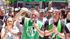 El titular de ATE, Rodolfo Aguiar. El titular de ATE, Rodolfo Aguiar.
