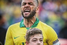 Dani Alves, capitán de la Selección brasileña.