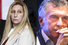 Karina Milei y Mauricio Macri.