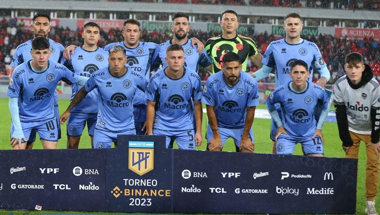 El Pirata no podrá usar la tradicional camiseta celeste. Foto: Belgrano