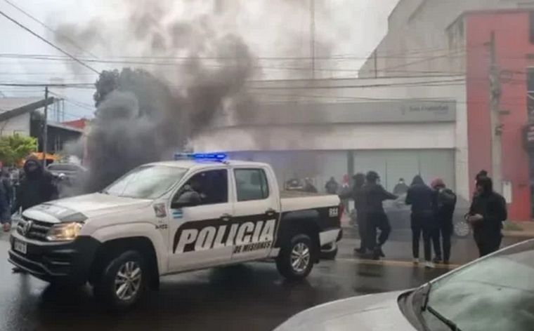 El Ministerio de Seguridad de la Nación junto con el gobierno provincial tomarán acciones tras la protesta de los efectivos de la Policía en Misiones. Foto: NA