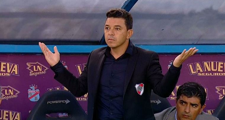 Sorpresa en River. Fue eliminado de Copa Argentina ante Temperley. Foto: Captura TV