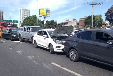 Choque múltiple generó trastornos, heridos y demoras en General Paz