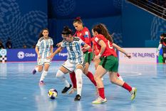 La Selección argentina de futsal fue vapuleada por Portugal.&nbsp;