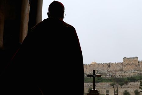 Debido a las restricciones, el cardenal Pierbattista Pizzaballa no pudo celebrar la misa del Domingo de Ramos. Debido a las restricciones, el cardenal Pierbattista Pizzaballa no pudo celebrar la misa del Domingo de Ramos.