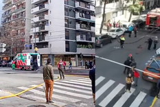 El incendio se desató en la esquina de Yatay y Avenida Rivadavia, en el barrio de Caballito.