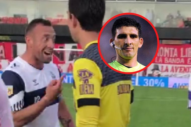 Aleman se cruzó con Andrés Merlos tras el empate de Gimnasia contra Barracas.