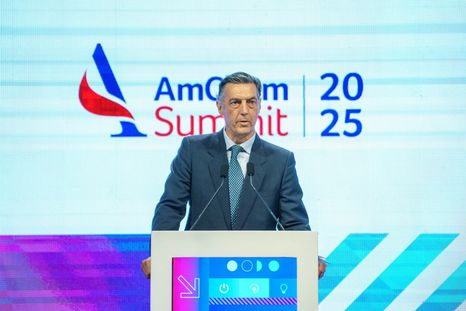 Facundo Gómez Minujín, presidente de la cámara de empresas norteamericanas en la Argentina instó a dar un nuevo paso tras la estabilidad macroeconómica alcanzada. Foto: AmCham