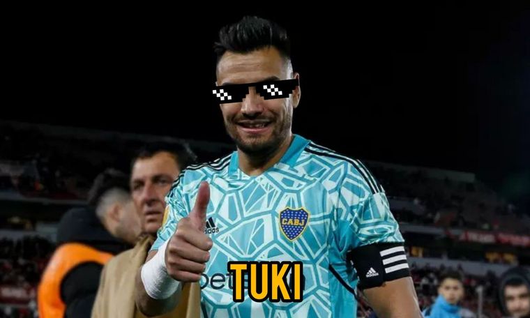 Chiquito Romero, otra vez héroe de Boca en los penales y protagonista en los memes