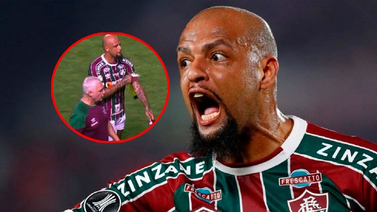 Felipe Melo habló sobre la lesión que lo podría dejar afuera de la final con Boca