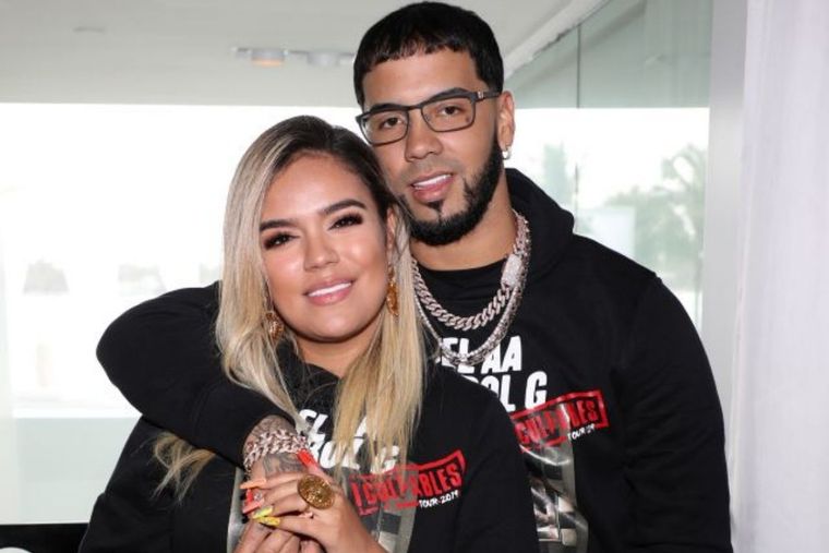 Karol G Karol G junto a Anuel AA Foto: LOS40