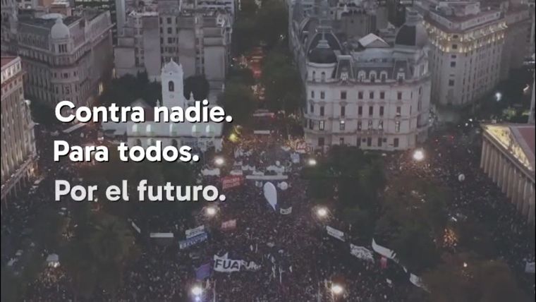 El mensaje del video de la UBA