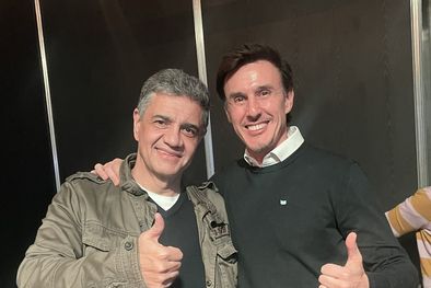 MDZol | Socios ganadores. Roberto García Moritan y Jorge Macri. Foto: Twitter Moritan