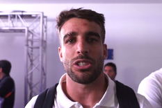 Juan Cruz Mallía celebró el triunfo Foto: Captura Juan Cruz Mallía celebró el triunfo Foto: Captura