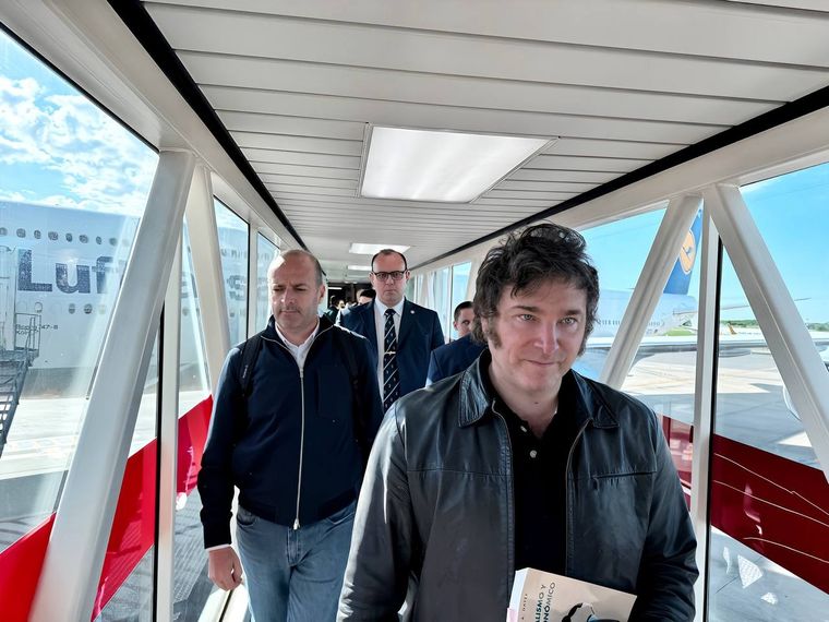 Javier Milei tuvo su primera experiencia en el exterior, en el Foro Davos Foto: Presidencia