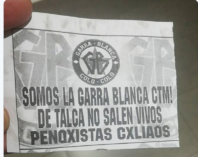 Una de las amenazas. Foto: @antibyn2020