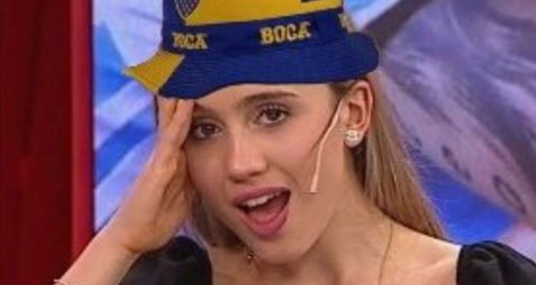 Morena Beltrán, protagonista de los memes del Boca-Racing. Foto: Redes