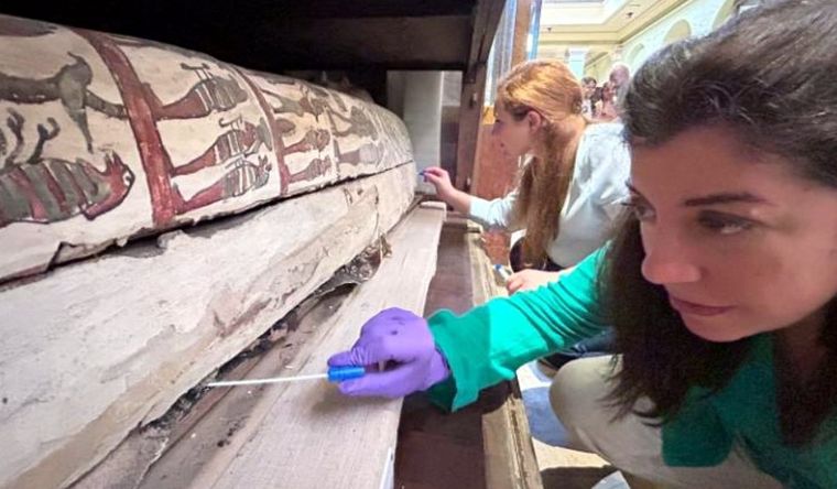 Los cuerpos momificados del Antiguo Egipto son estudiados con sumo detalle. Foto: Dpa.