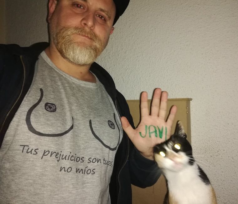 Javier Moreno denunció amenazas de un grupo neonazi Foto: Facebook