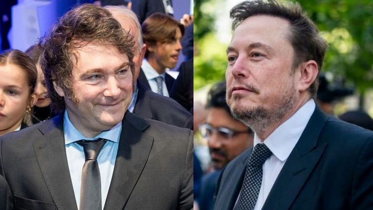 Javier Milei aprobó la inclusión de la empresa de Elon Musk Foto: Producción MDZ