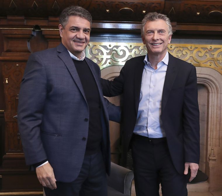 Jorge Macri junto a su primo, el expresidente Mauricio Macri Foto: Noticias Argentinas