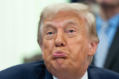 El presidente Donald Trump, en medio de una polémica inusual. Foto Efe El presidente Donald Trump, en medio de una polémica inusual. Foto Efe